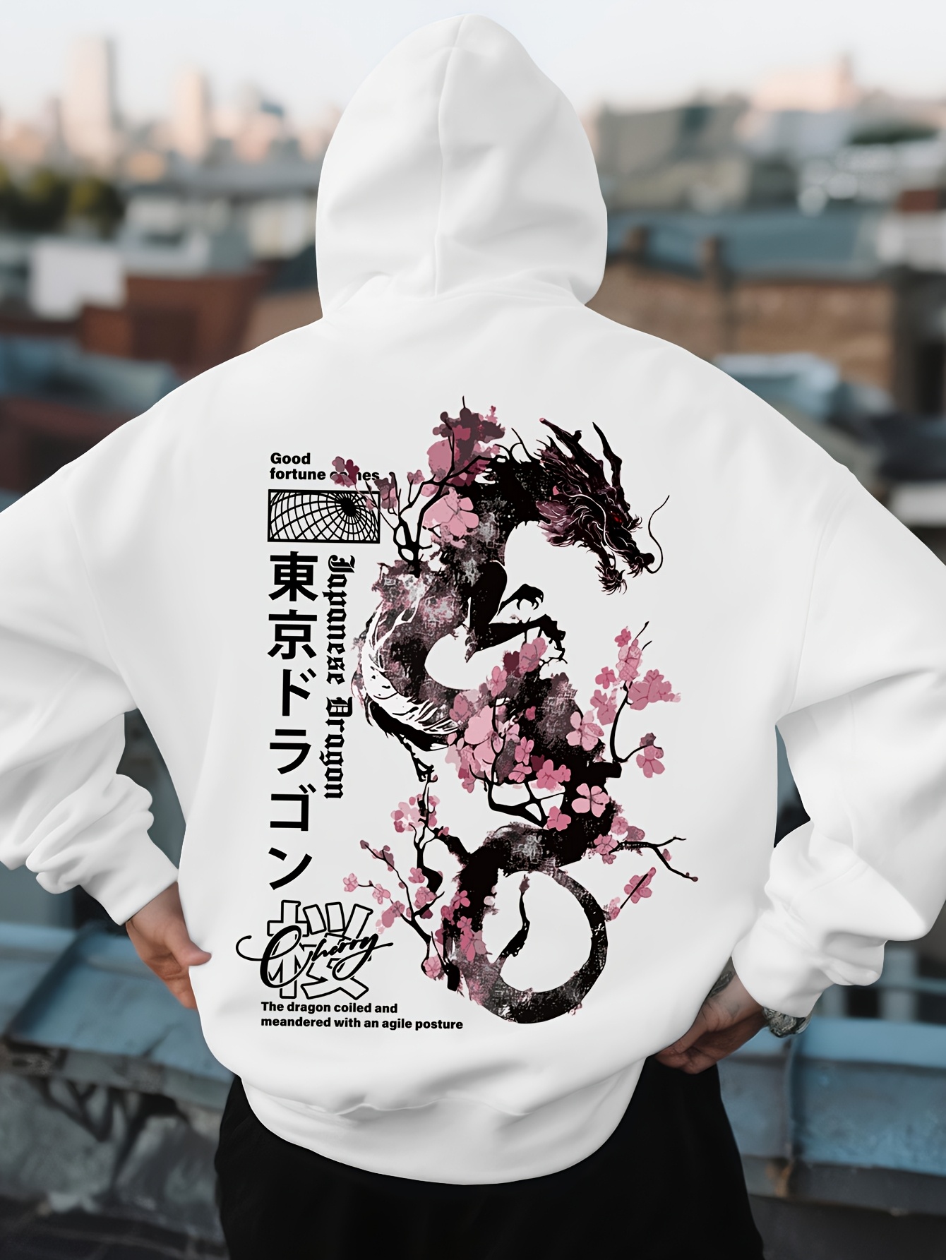 Hoodie Masculino Hip Hop com E - Street Fashion Asian avaliação e preço