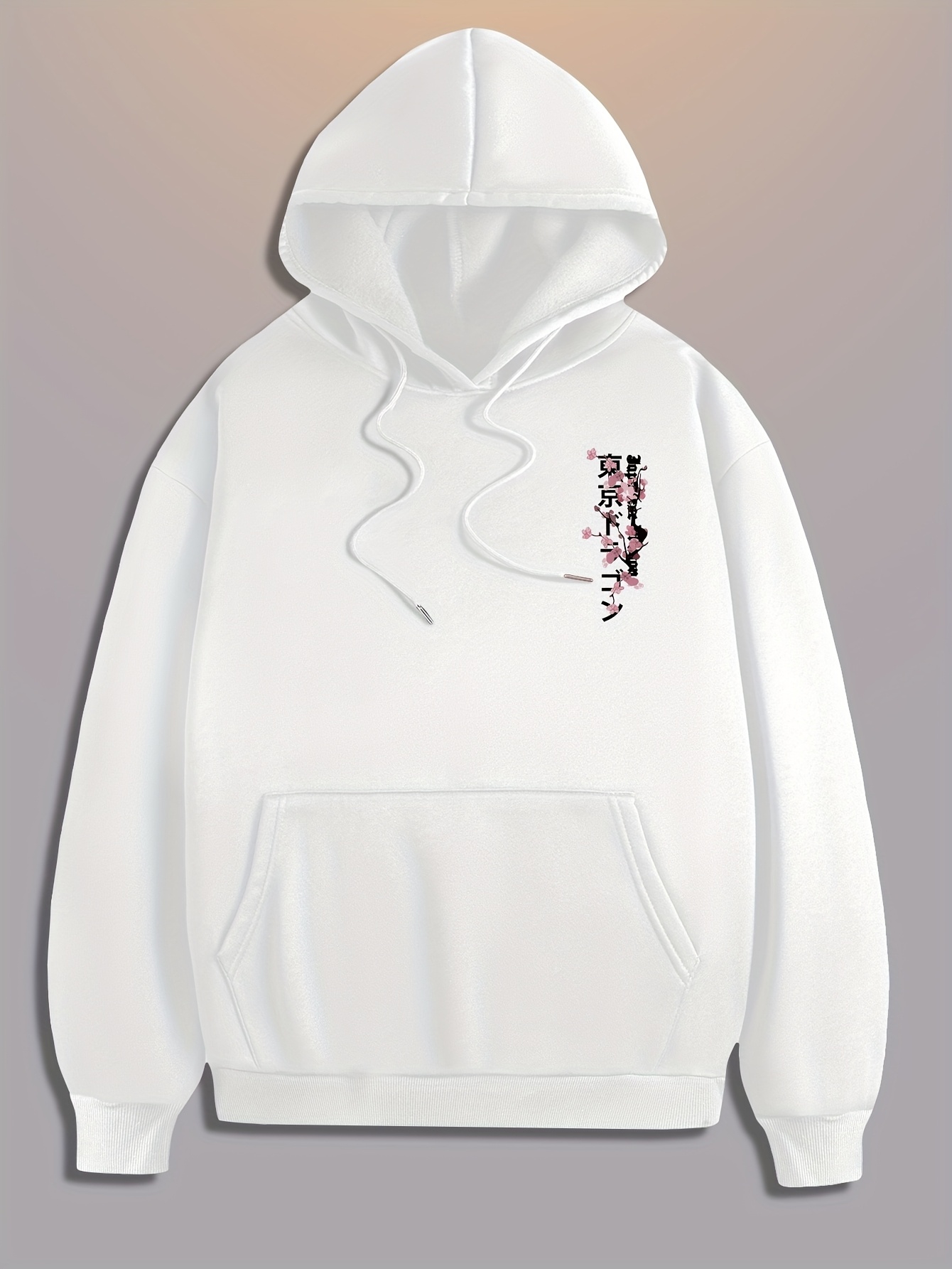 Hoodie Masculino Hip Hop com E - Street Fashion Asian avaliação e preço