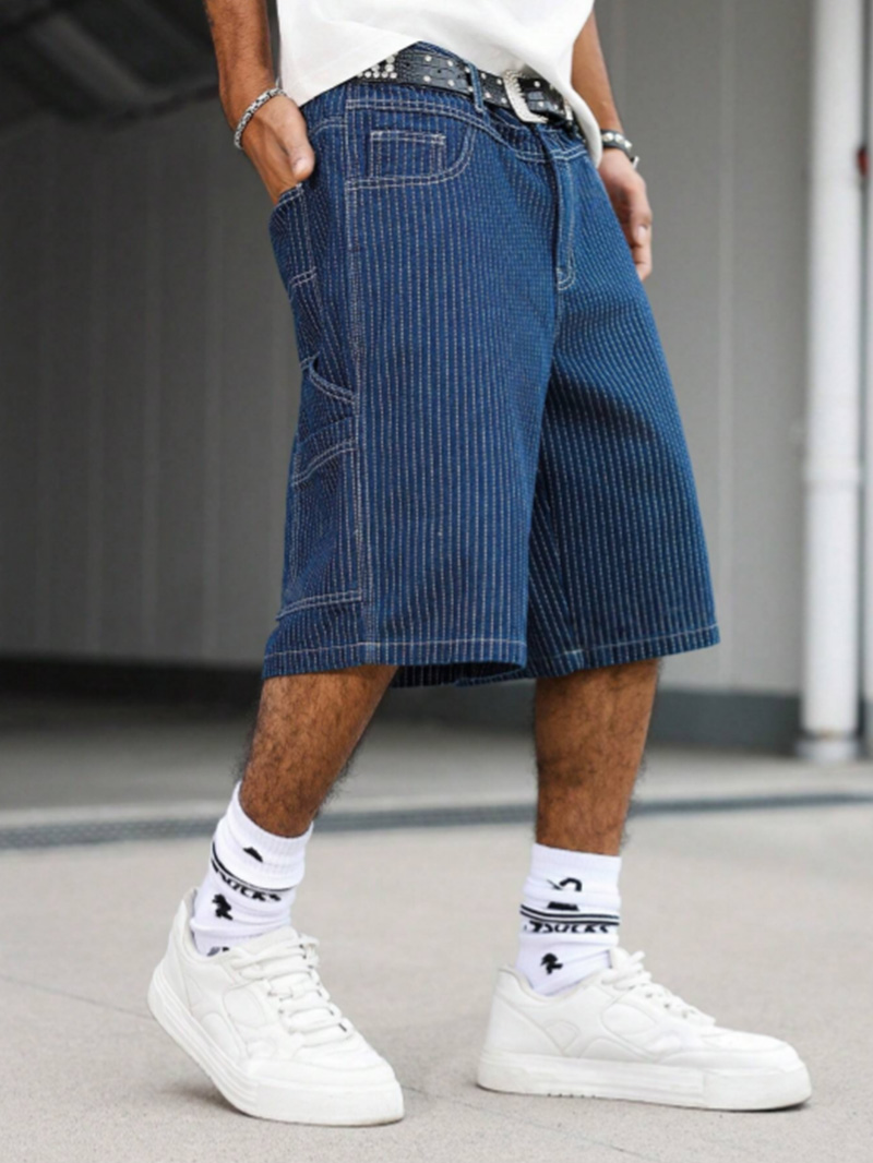 Shorts Jeans Baggy Vintage com - Street Fashion Art avaliação e preço