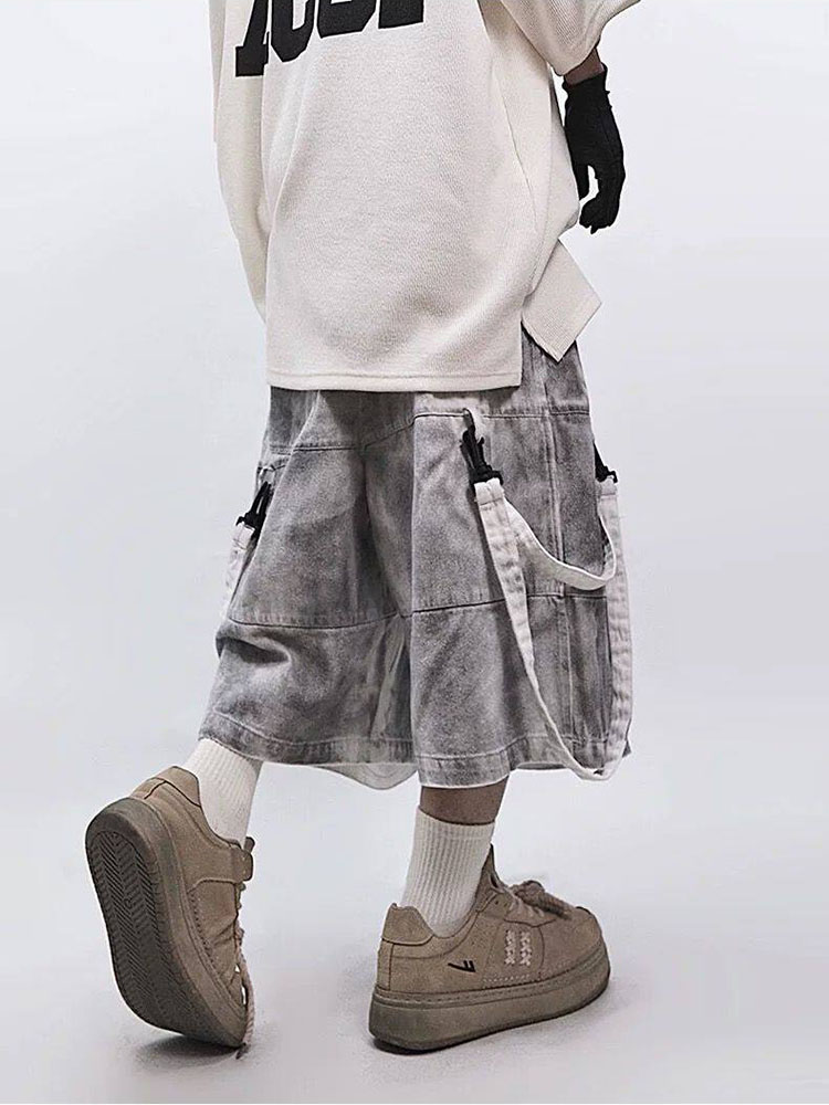 Jeans Rasgados Retro Hip-hop M - Street Fashion Style Male avaliação e preço