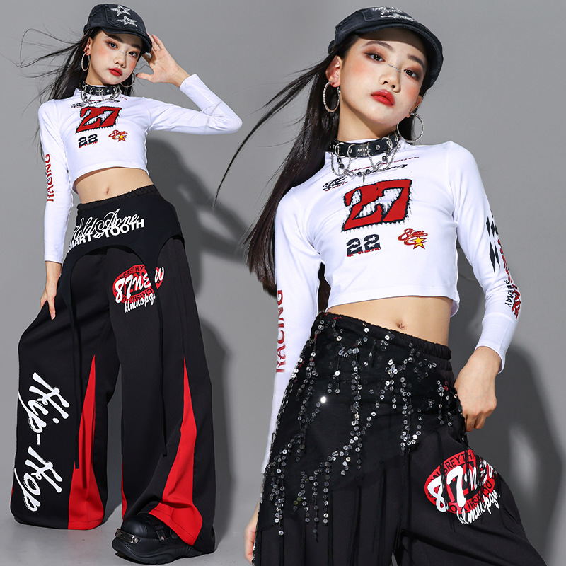 Roupas de Dança Jazz 2025 para - Street Fashion Kpop avaliação e preço