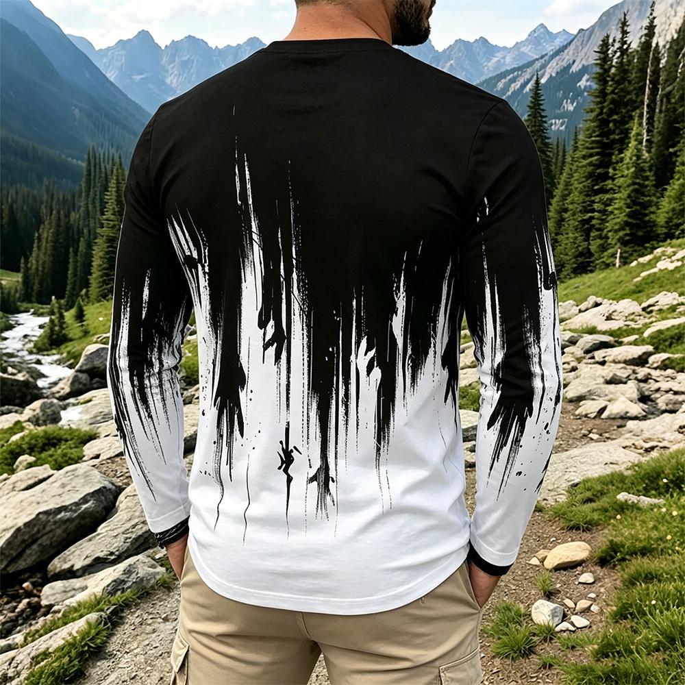 Camiseta Masculina de Manga Lo - Fashion Streetwear avaliação e preço